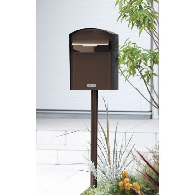 オンリーワン 郵便ポスト カヌレ GM1-KNR113 ブラウン シリンダー錠