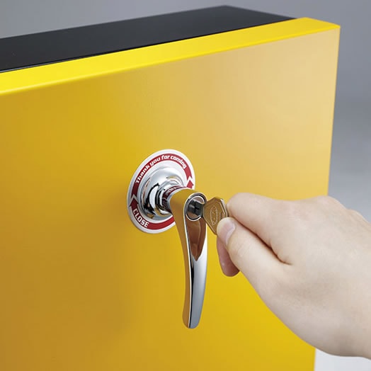 美濃クラフト 郵便ポスト LEAP リープ LEP-CB シティブルー色 鍵付き