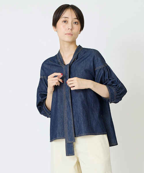 5ozデニムブラウス