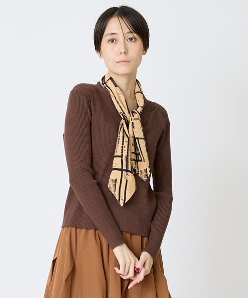 ジオメトリックPTドッキンングニット