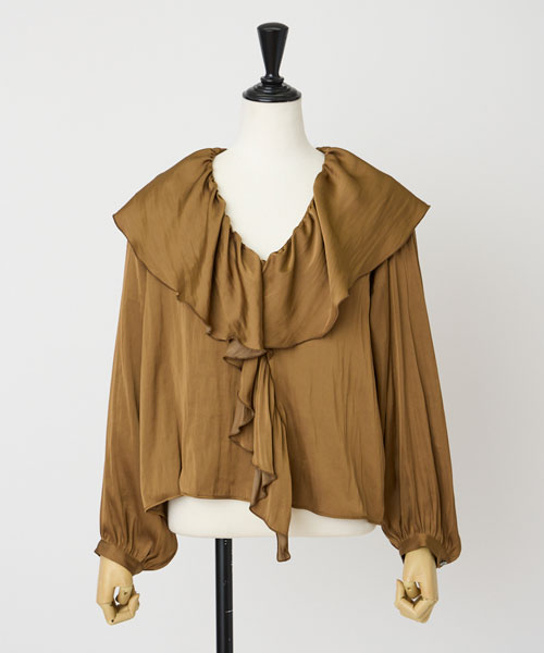 ヴィンテージサテンブラウス