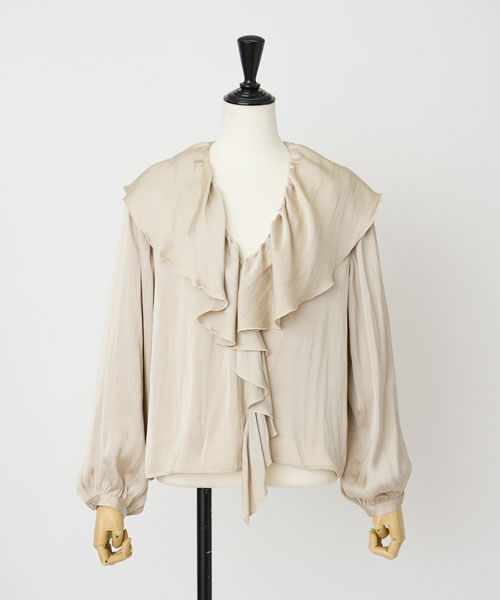 ヴィンテージサテンブラウス