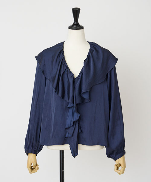 ヴィンテージサテンブラウス