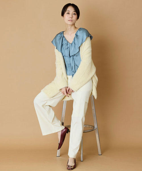 ヴィンテージサテンブラウス