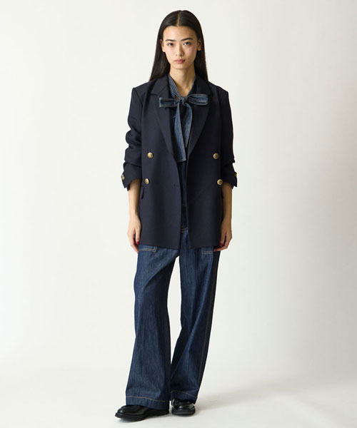 5ozデニムブラウス