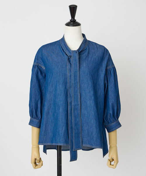 5ozデニムブラウス