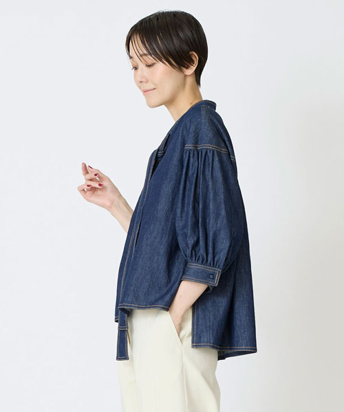 5ozデニムブラウス