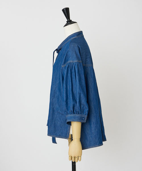 5ozデニムブラウス