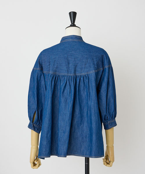 5ozデニムブラウス