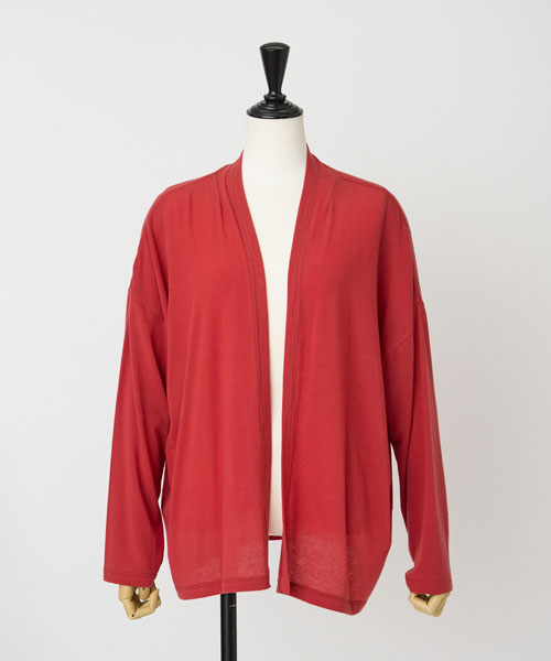 カシミヤシルクシアージャージカーディガン