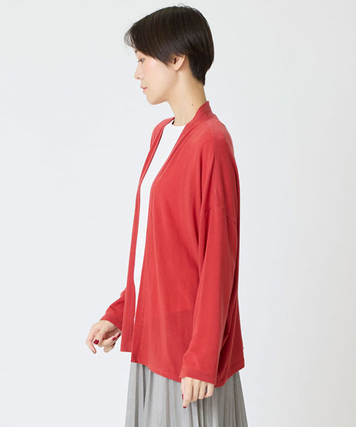 カシミヤシルクシアージャージカーディガン