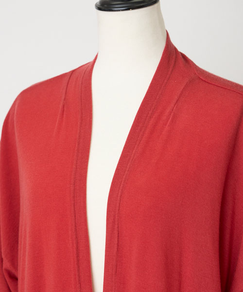 カシミヤシルクシアージャージカーディガン
