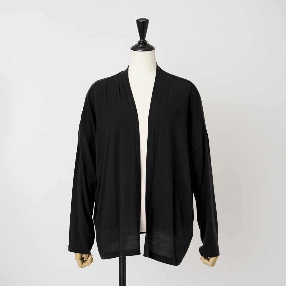 カシミヤシルクシアージャージカーディガン