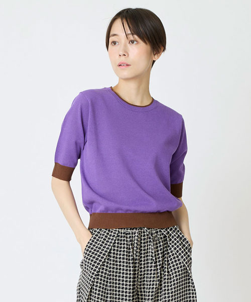 シアーニットプルオーバー