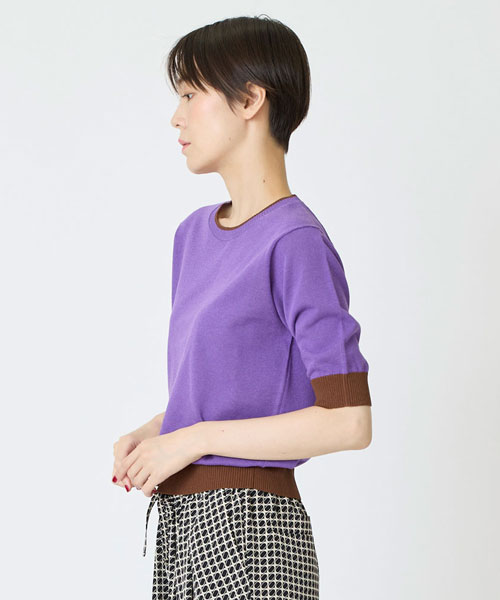 シアーニットプルオーバー