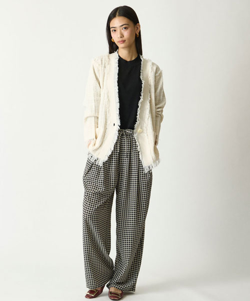 キュプラブレンドクルーネック