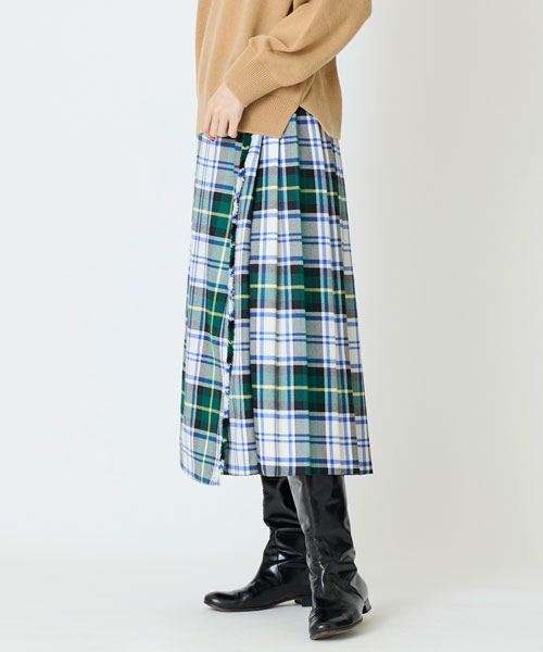 タータンチェックスカート【11/5以降お届け】
