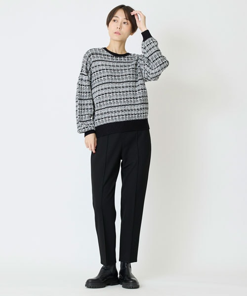 ニットツイードプルオーバー