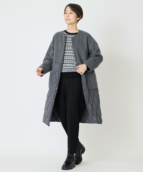 ニットツイードプルオーバー