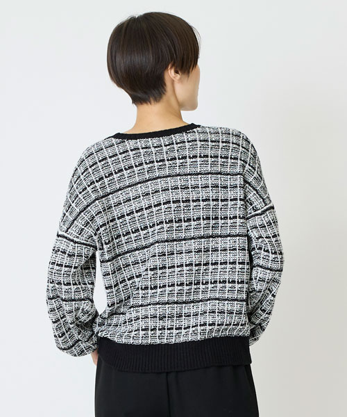 ニットツイードプルオーバー