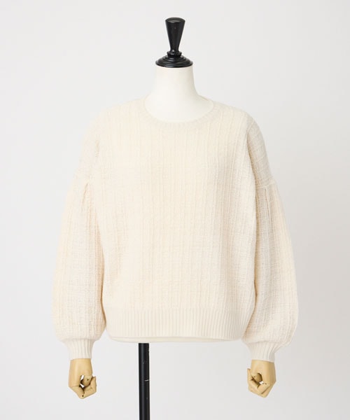 ニットツイードプルオーバー