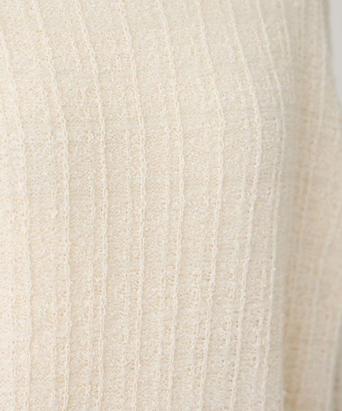 ニットツイードプルオーバー