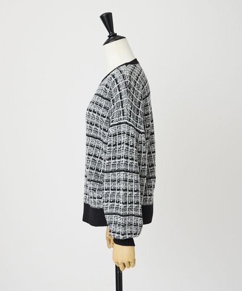 ニットツイードプルオーバー