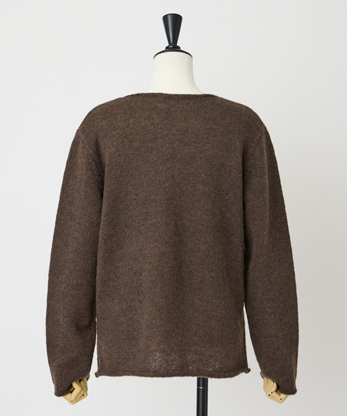 ミックスヤーンニットプルオーバー