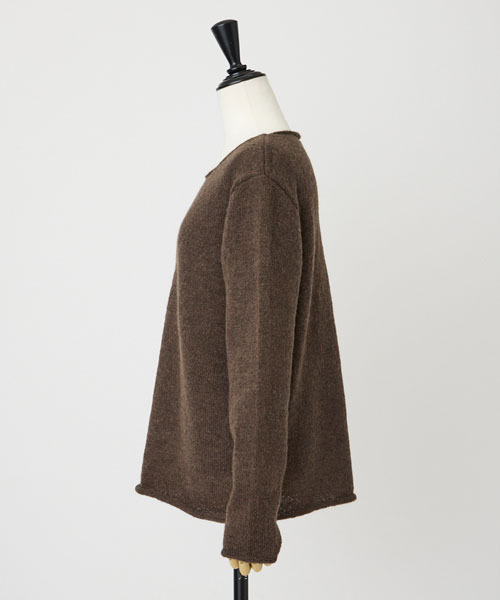 ミックスヤーンニットプルオーバー