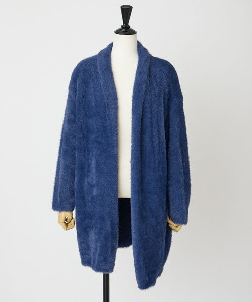 シャギーニットカーディガン