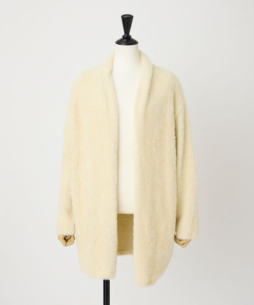 シャギーニットカーディガン