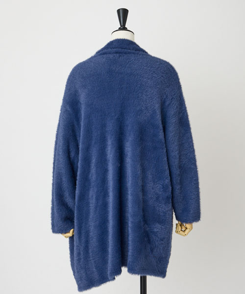 シャギーニットカーディガン