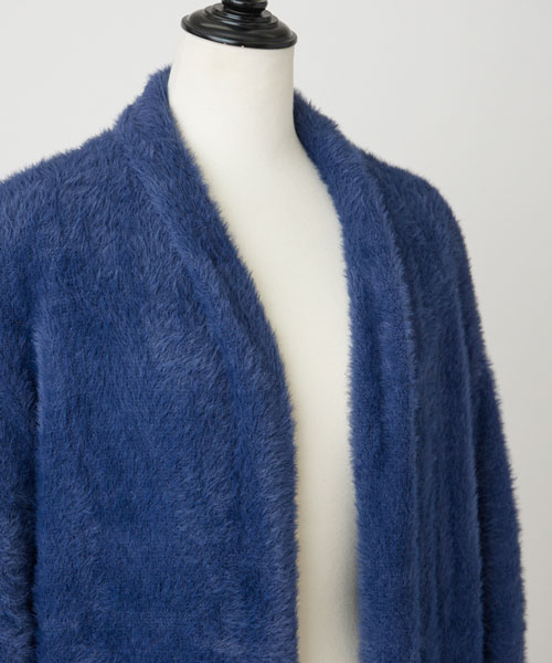 シャギーニットカーディガン