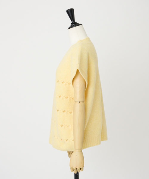 ウールナイロンニットベスト