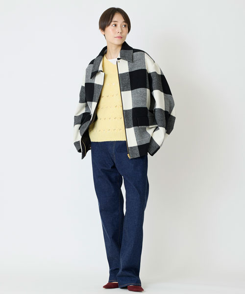 ウールナイロンニットベスト