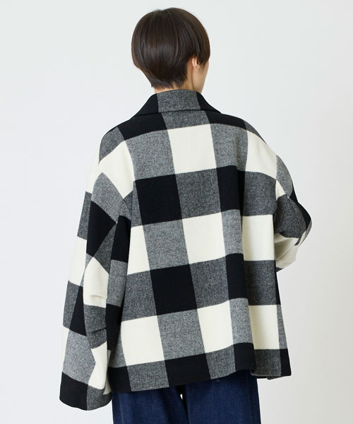 バッファローチェックブルゾン【11/12以降お届け】