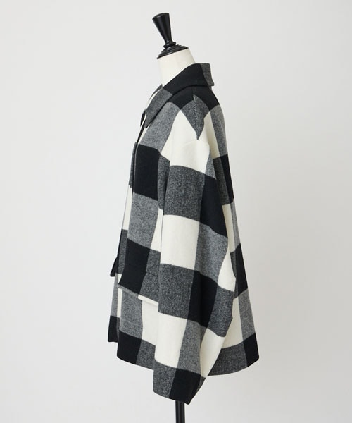 バッファローチェックブルゾン【11/12以降お届け】