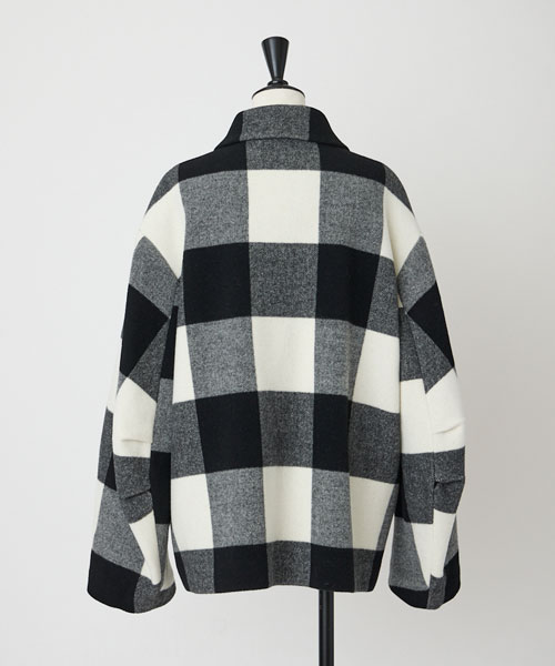 バッファローチェックブルゾン【11/12以降お届け】