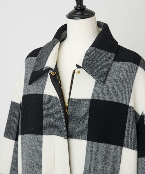 バッファローチェックブルゾン【11/12以降お届け】