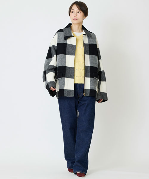 バッファローチェックブルゾン【11/12以降お届け】