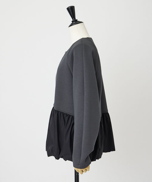 エアクッションジップアップブルゾン