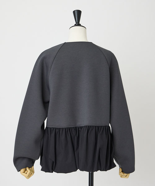 エアクッションジップアップブルゾン