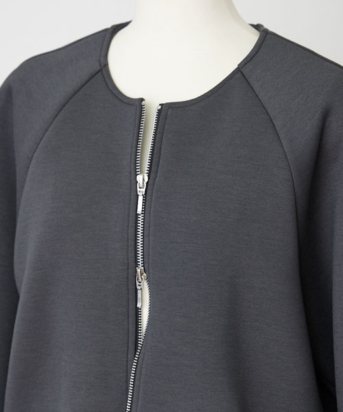 エアクッションジップアップブルゾン