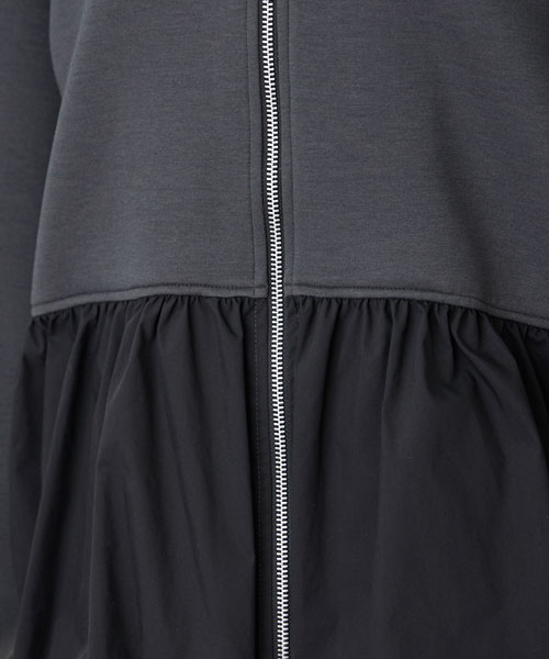 エアクッションジップアップブルゾン