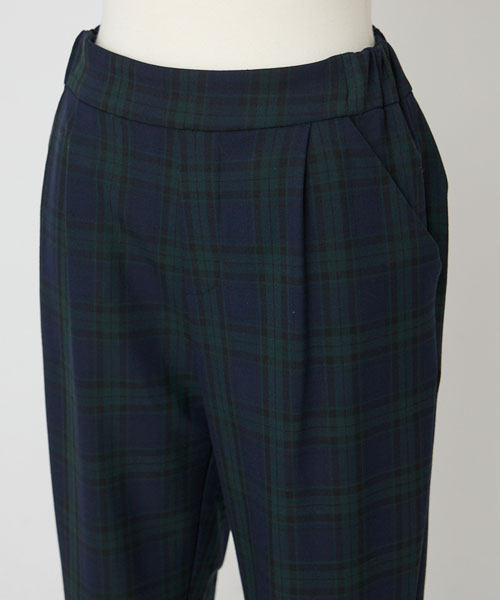 オフティナ2WAY裏起毛チェックパンツ【10/22以降お届け】