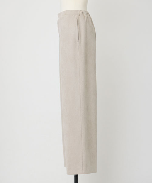 フェイクスエードワイドパンツ