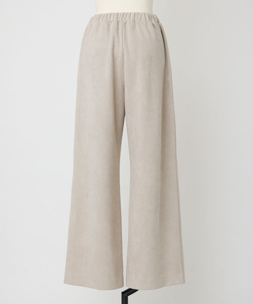 フェイクスエードワイドパンツ