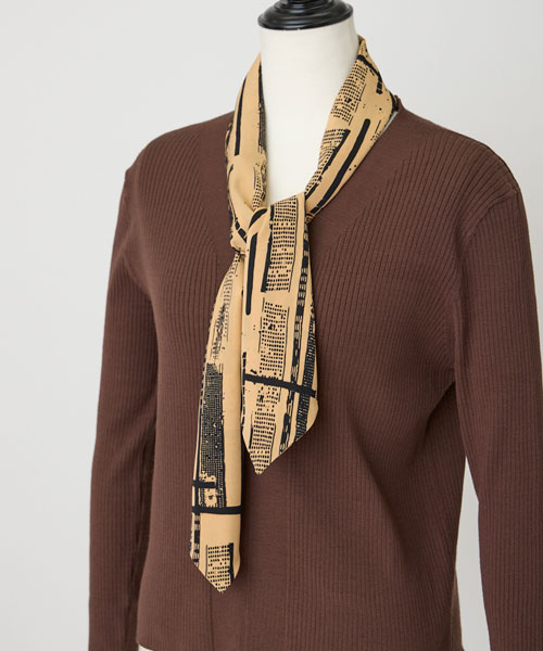 ジオメトリックPTドッキンングニット