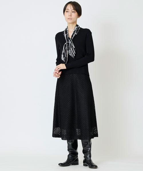 ジオメトリックPTドッキンングニット