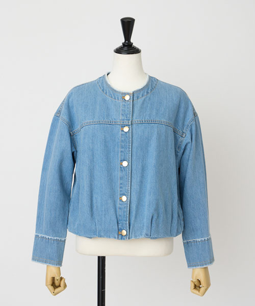 デニムブルゾン